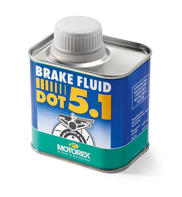 MOTOREX brake fluid DOT 5.1 in a 250 g bottle