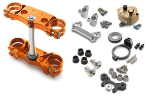 KTM 00010000296 Factory triple clamp / steering damper kit